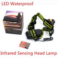 LED Waterproof Infrared Sensing Head Lamp